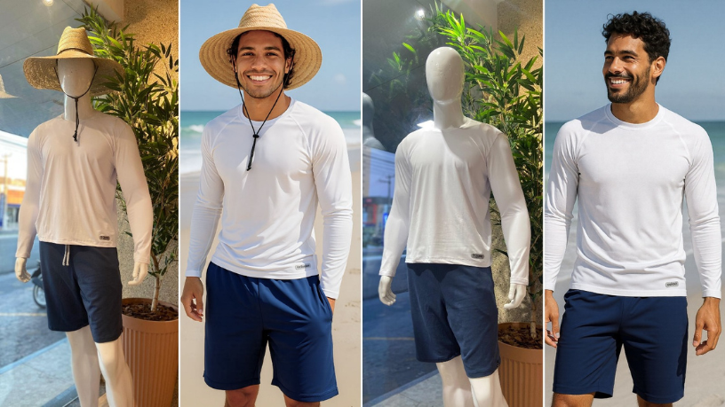 FotoModel ensina como capturar cores e texturas realistas em fotos virtuais de alta qualidade.